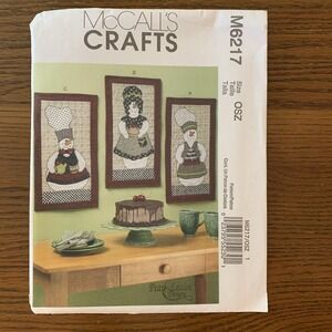 McCall's Crafts Sewing Pattern M6217 Quilted Wall Hanging Mini Quilts Snowmen